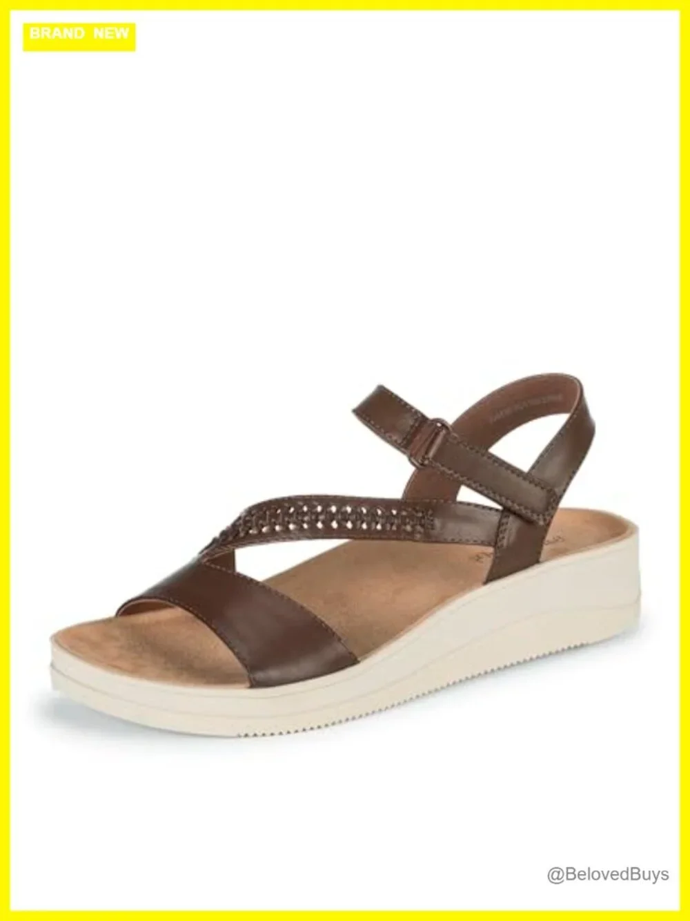 1.5in Wedge Sandals with Hook & Loop Closure - Lightweight & Slip-Resistant